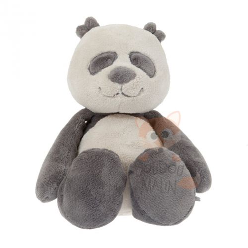  louis et scott peluche panda noir gris beige 